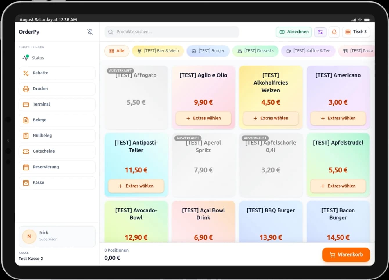 OrderPy POS — Screenshot folgt.
